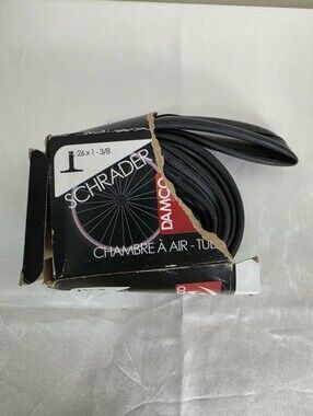 Black Replacement Bicycle Inner Tube